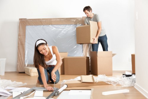 Moving truck ready for a residential move in Waterloo