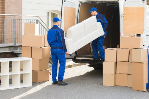 Man with van service handling a local move in Waterloo