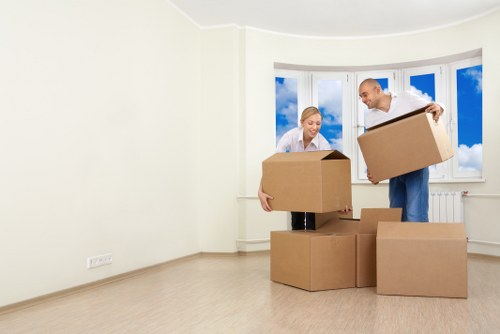 Removal team preparing a local move in Waterloo