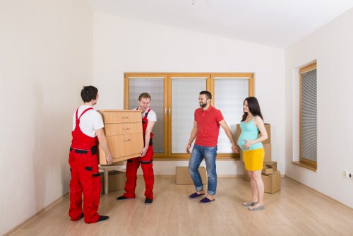 Access and parking considerations for flat removals in Waterloo