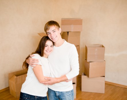 Man and van vehicle ready for a local move in Waterloo