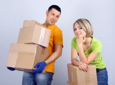 Moving team handling furniture during a Waterloo relocation