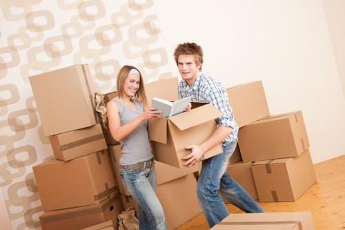 Secure transport of household items in a van