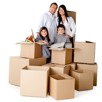 Moving day logistics in Waterloo residential area